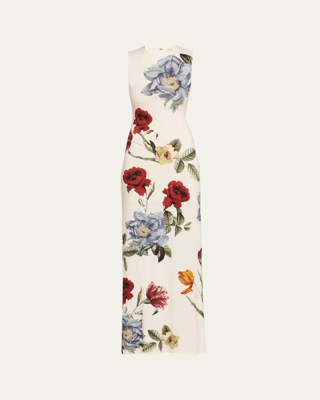 Delora Open-Back Sleeveless Maxi Dress
